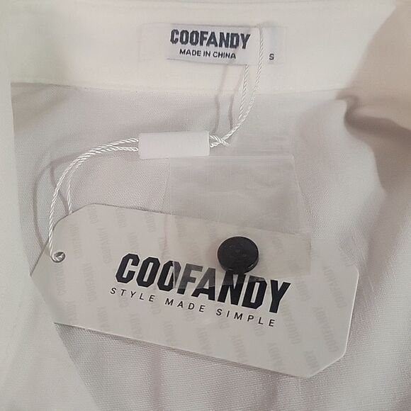 Coofandy Short Sleeve Button Down. NWT Size S - Picture 5 of 6